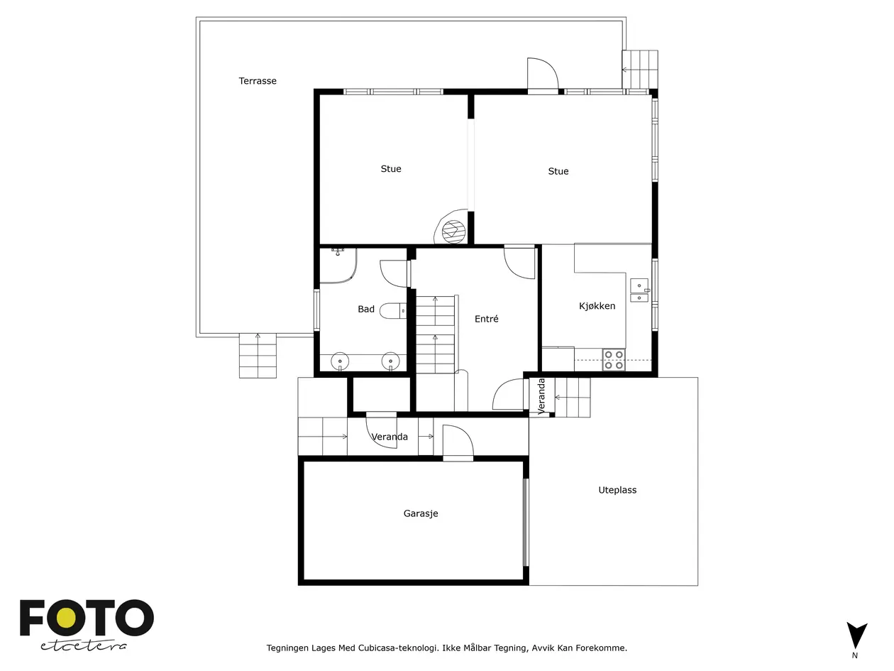 Innholdsrik og romslig enebolig over 3 plan i et sentrumsnært og barnevennlig område på Dyrendal. Hage. 6 soverom.  photo 3
