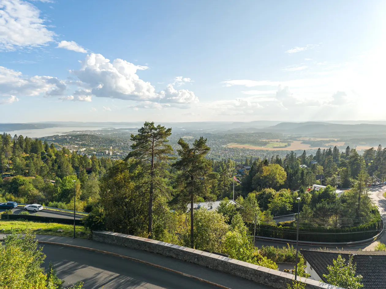Vakker utsiktstomt på 1.076 m²  solrikt med panorama mot fjord og by photo 3