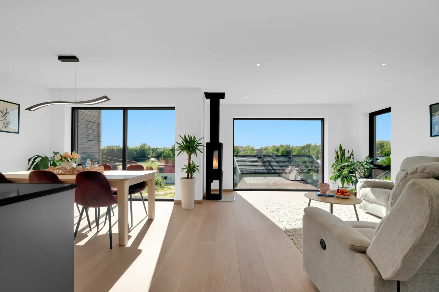 12 min til Oslo S | Moderne nybygg fra 2022 | Energimerke B | 49 m² takterrasse m/ panoramautsikt photo 3