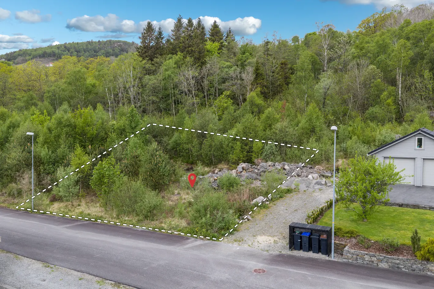 Solrik boligtomt i Vikebygd - Nydelig beliggenhet og kort vei til sjøen. photo 4