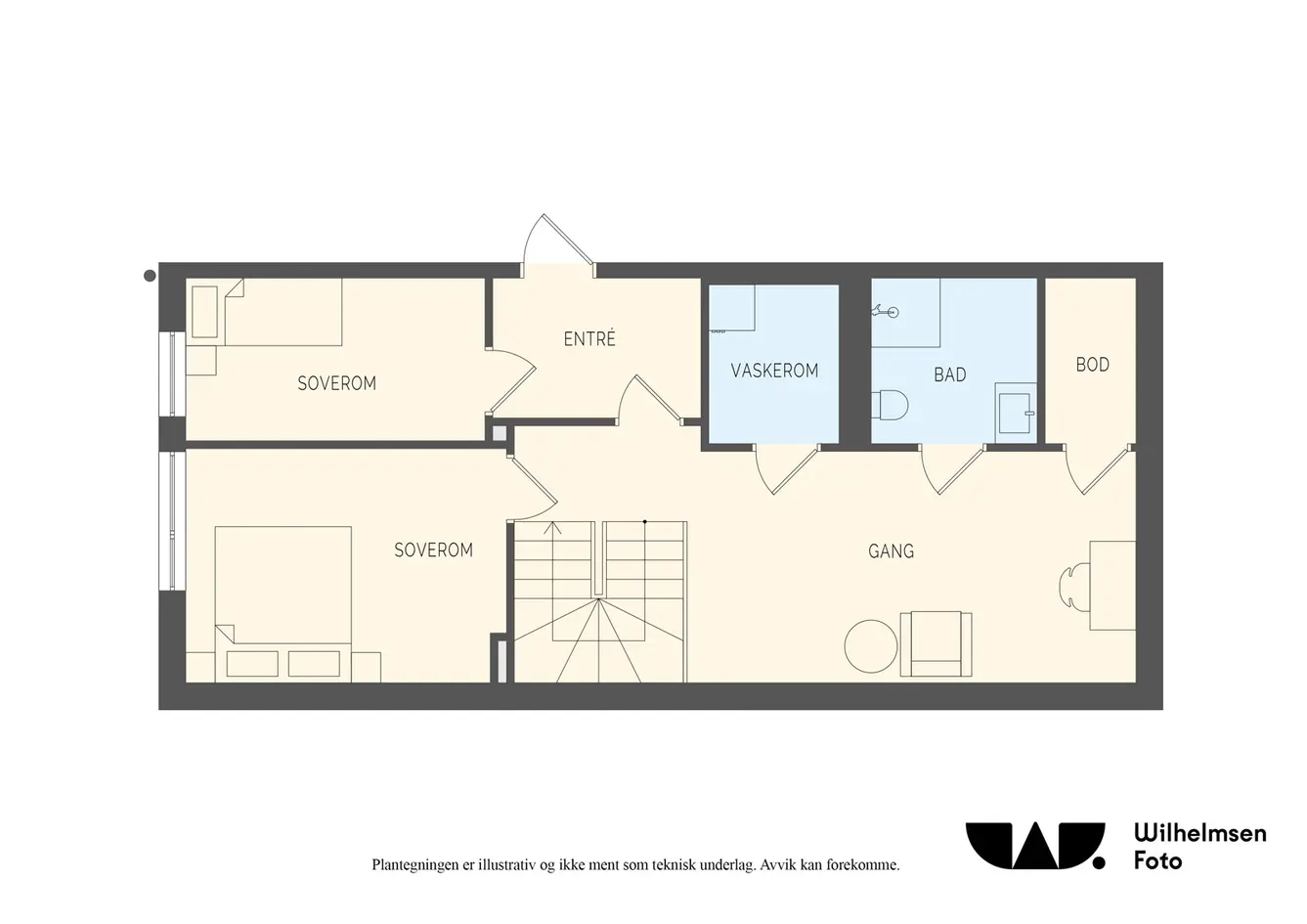 Stor familiebolig over 2 plan | Sørvendt hage | Like ved Horisont | Mulighet for garasjeplass photo 4