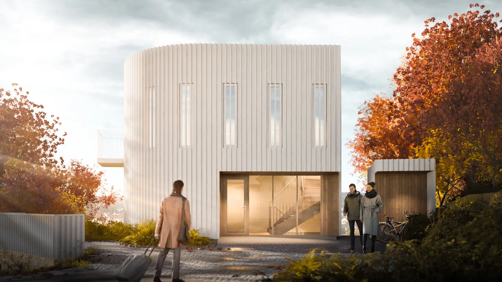 Eksklusive, arkitekttegnede leiligheter med fantastisk utsikt, vestvendte uteplasser og sentral beliggenhet. Lave omk.