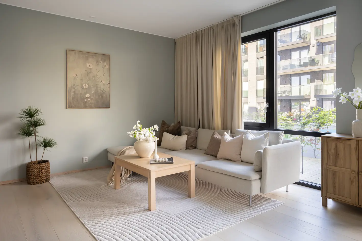 Lekker 3-roms hjørneleilighet fra 2024. Privat terrasse. Fjernvarme inkl. Pluss-konsept. Nybygg-garanti. photo 3