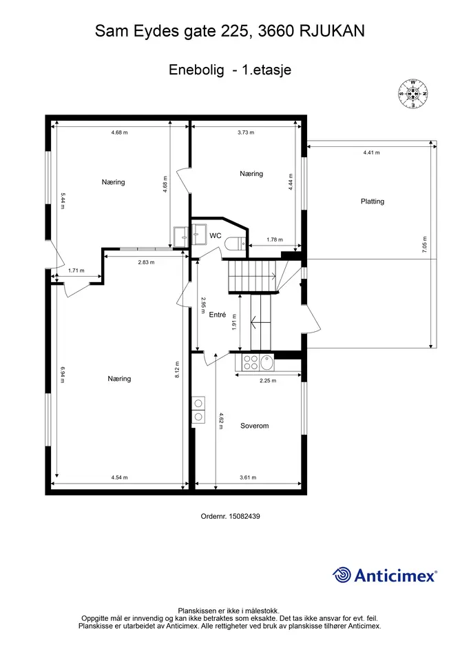 Innholdsrik enebolig med sjel. Næringslokaler på markplan. Leilighet i 2. et. Hybel i 1. et. Stor garasje. Skjermet hage photo 5