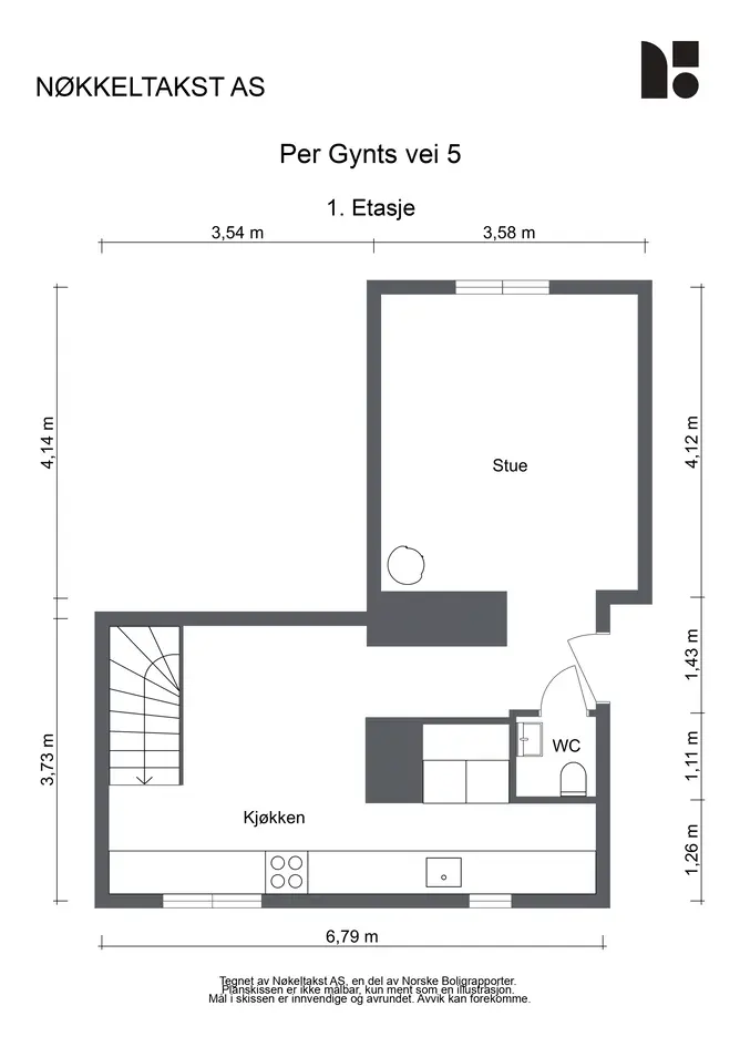Lys og delikat hagebyleilighet med god intern beliggenhet - 2 Solrike hager - Strekker seg over 2 plan - Peis photo 4
