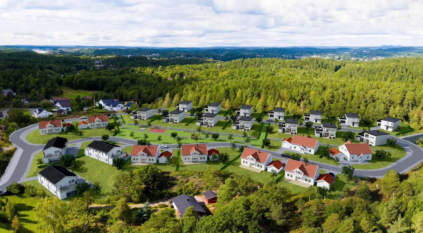 TROMØY - Ferdig regulert boligfelt med 31 boligtomter | 35 boenheter | 33 daa | Havutsikt | Selges som råtomt photo 2
