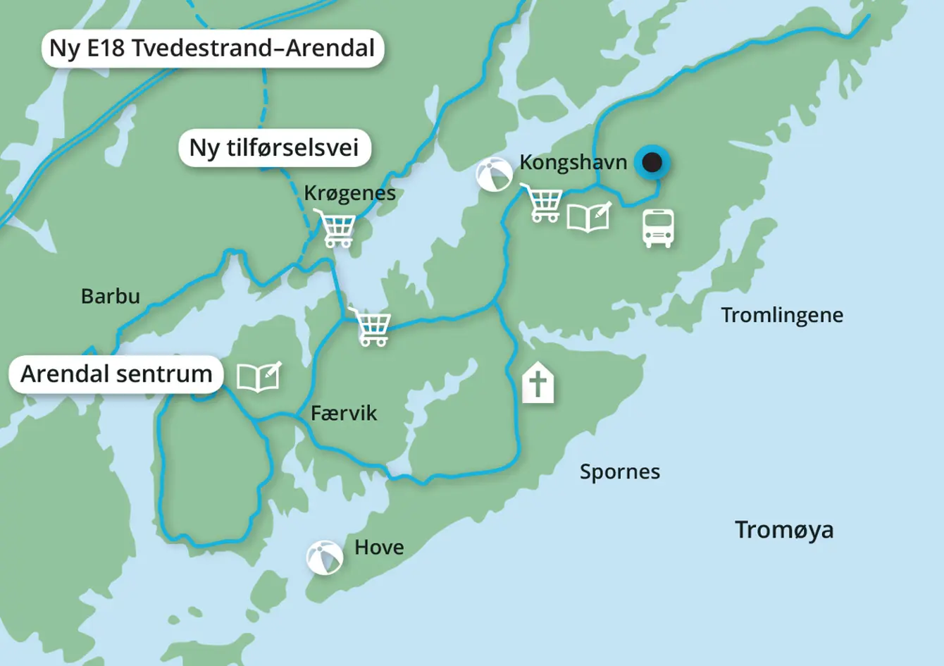 TROMØY - Ferdig regulert boligfelt med 31 boligtomter | 35 boenheter | 33 daa | Havutsikt | Selges som råtomt photo 4