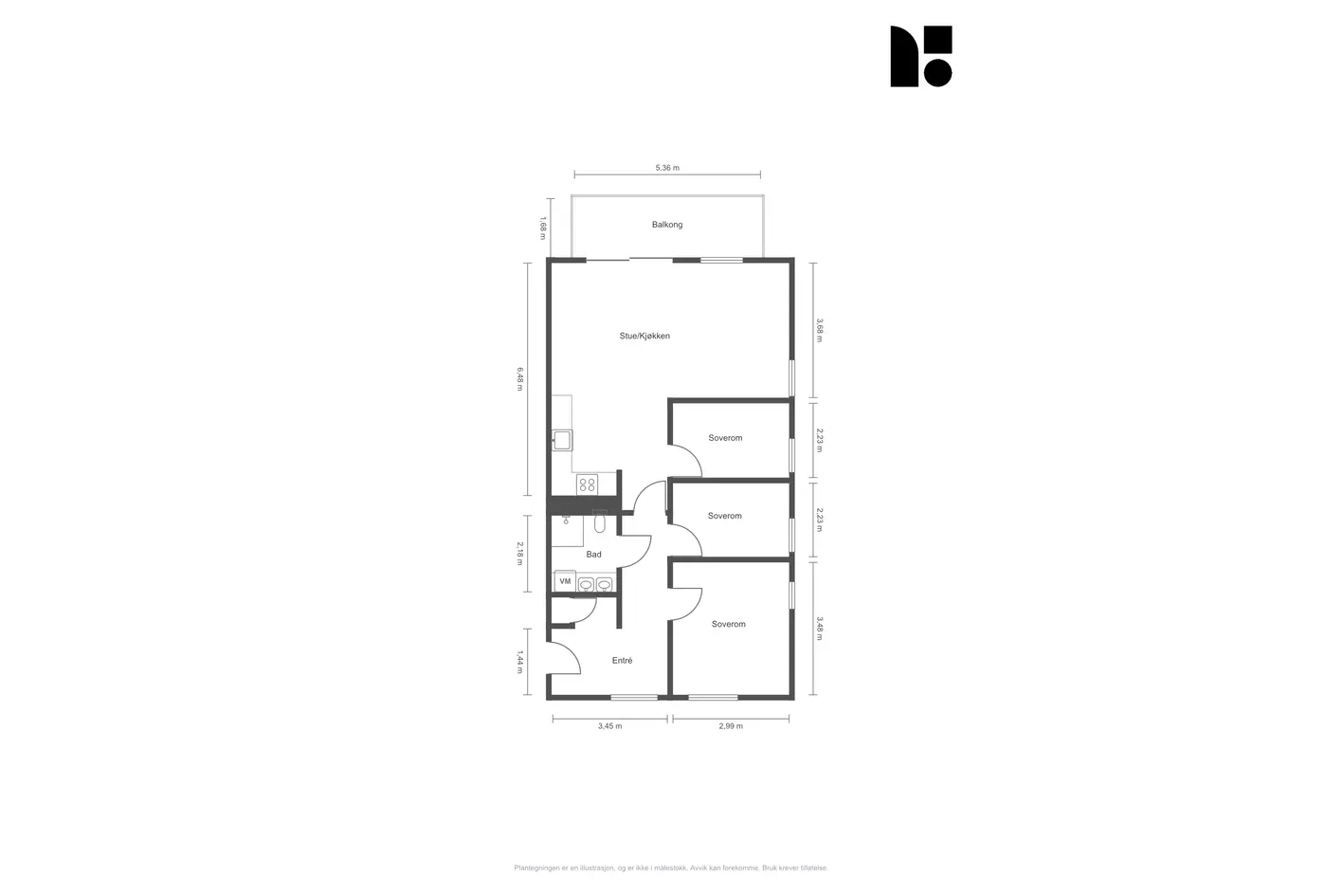 Lys & attraktiv 4-R endeleilighet i moderne bygg fra 2023 I Solrik balkong I Garasje I Heis I IN-ordning I Fjernvarme photo 2