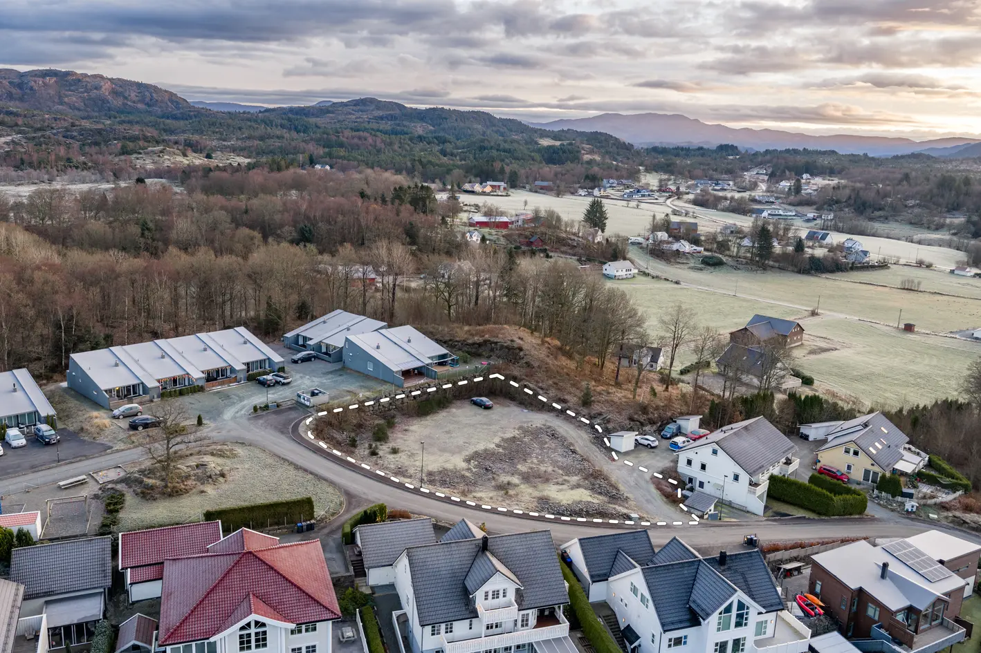 FØRLAND: Byggemodnet utsiktstomt for konsentrert bebyggelse på Eikelund feltet