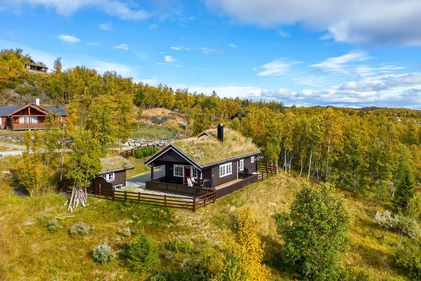 Flott fjellhytte i høyfjellseldorado 1023 moh., ål