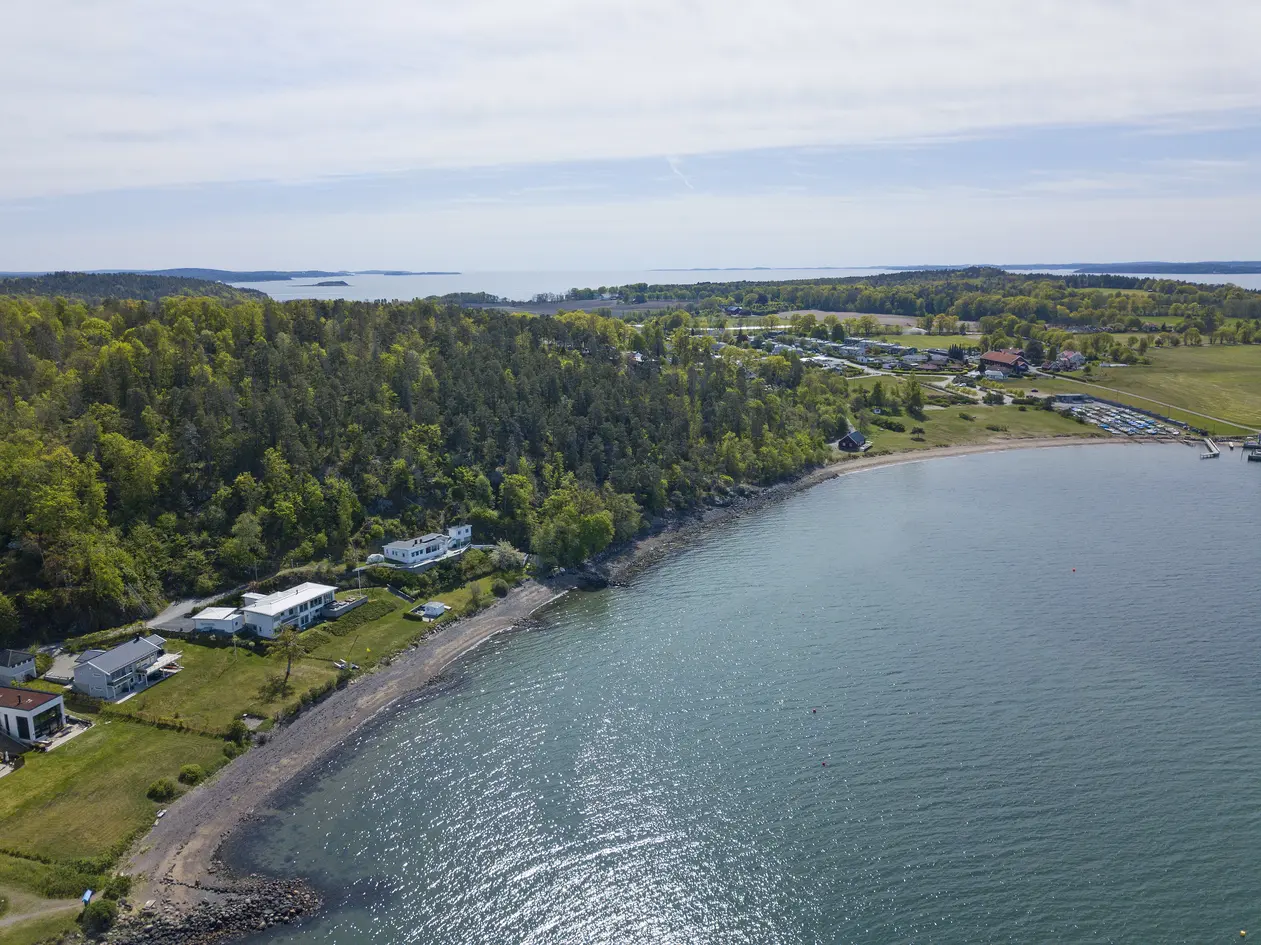 Unik, vestvendt tomt med panoramautsikt over Oslofjorden photo 2