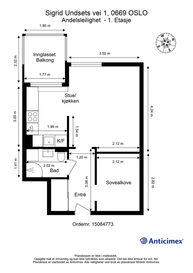Leilighet – Oslo, Nedre Hellerud, Alna - Bilde 4