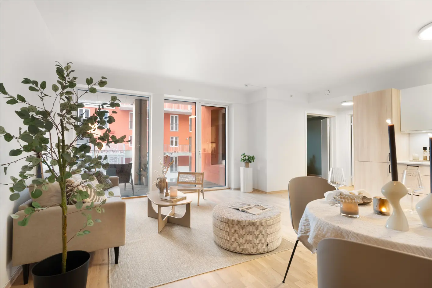 Ny og lekker leilighet i nye Brannstasjonen borettslag - Vestvendt balkong - Heis photo 4