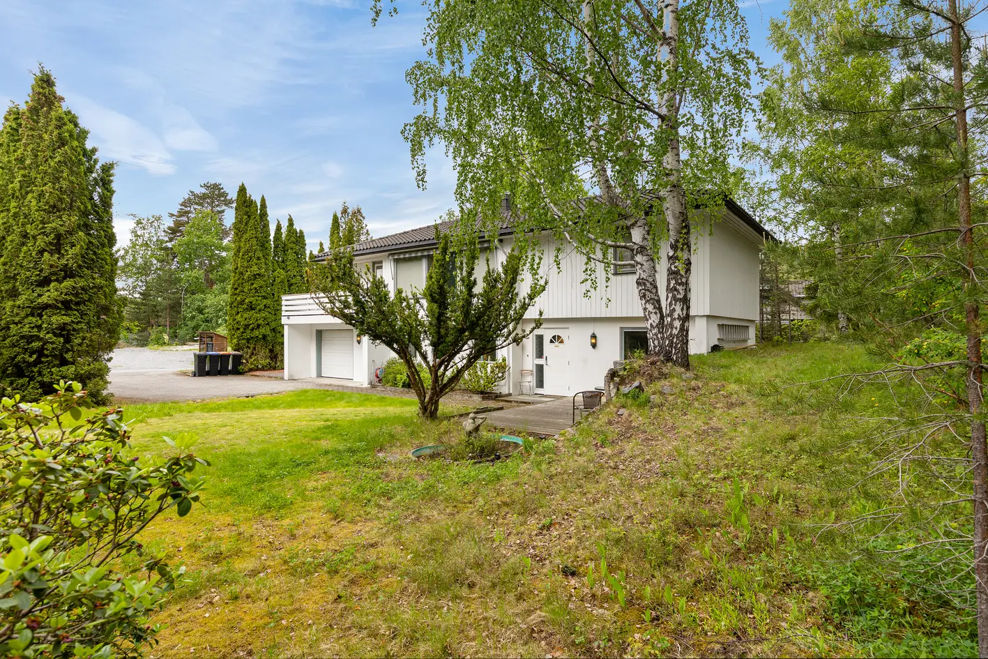 Velholdt enebolig på solrik tomt | Skjermet beliggenhet mot skogsområde | 2 bad (2022) | Garasje | Barnevennlig nabolag! - View 6