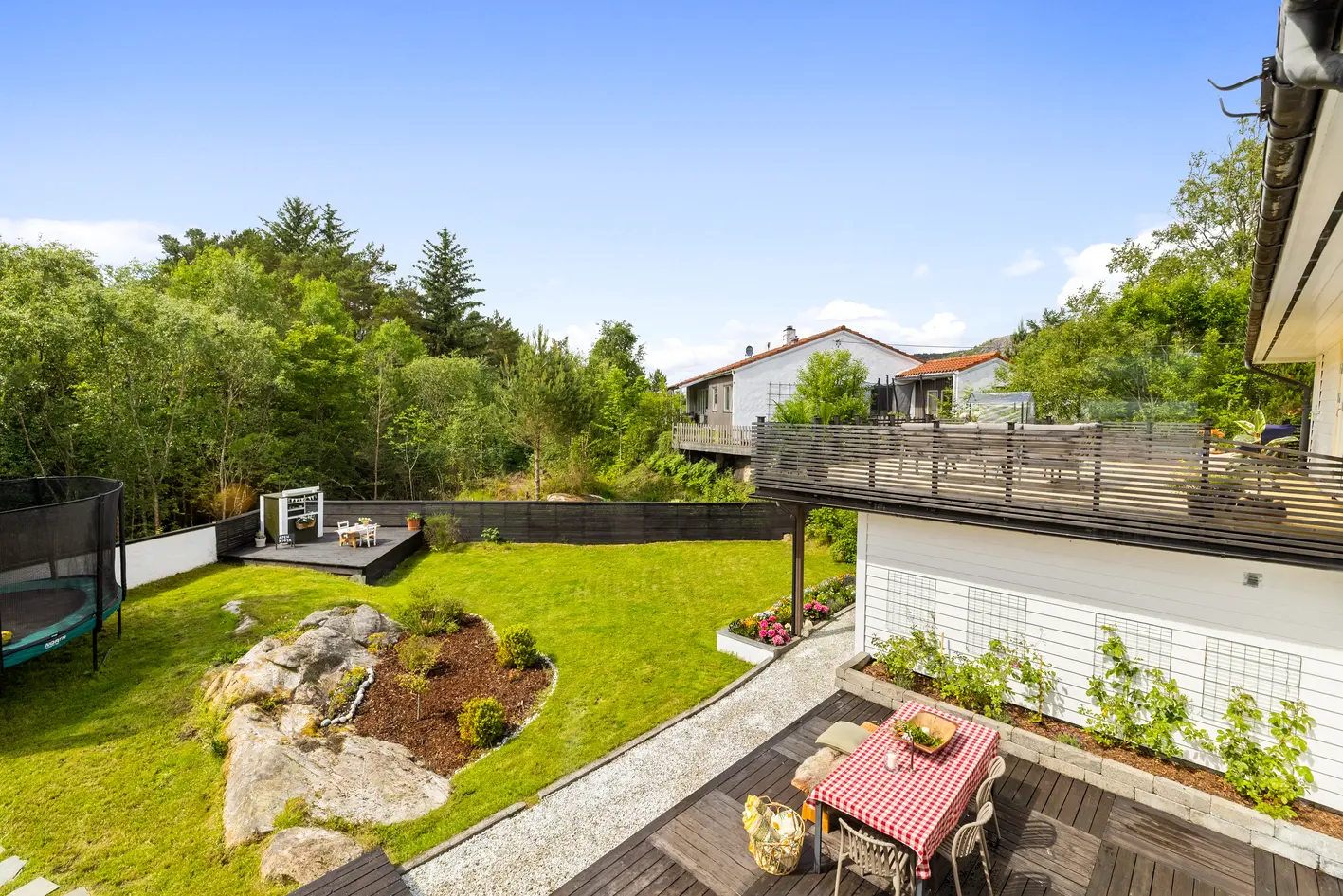 Tertnes | Stor enebolig med stor hage, utleiedel og hybel! Dobbel carport. Attraktiv beliggenhet i familievennlig område - View 2