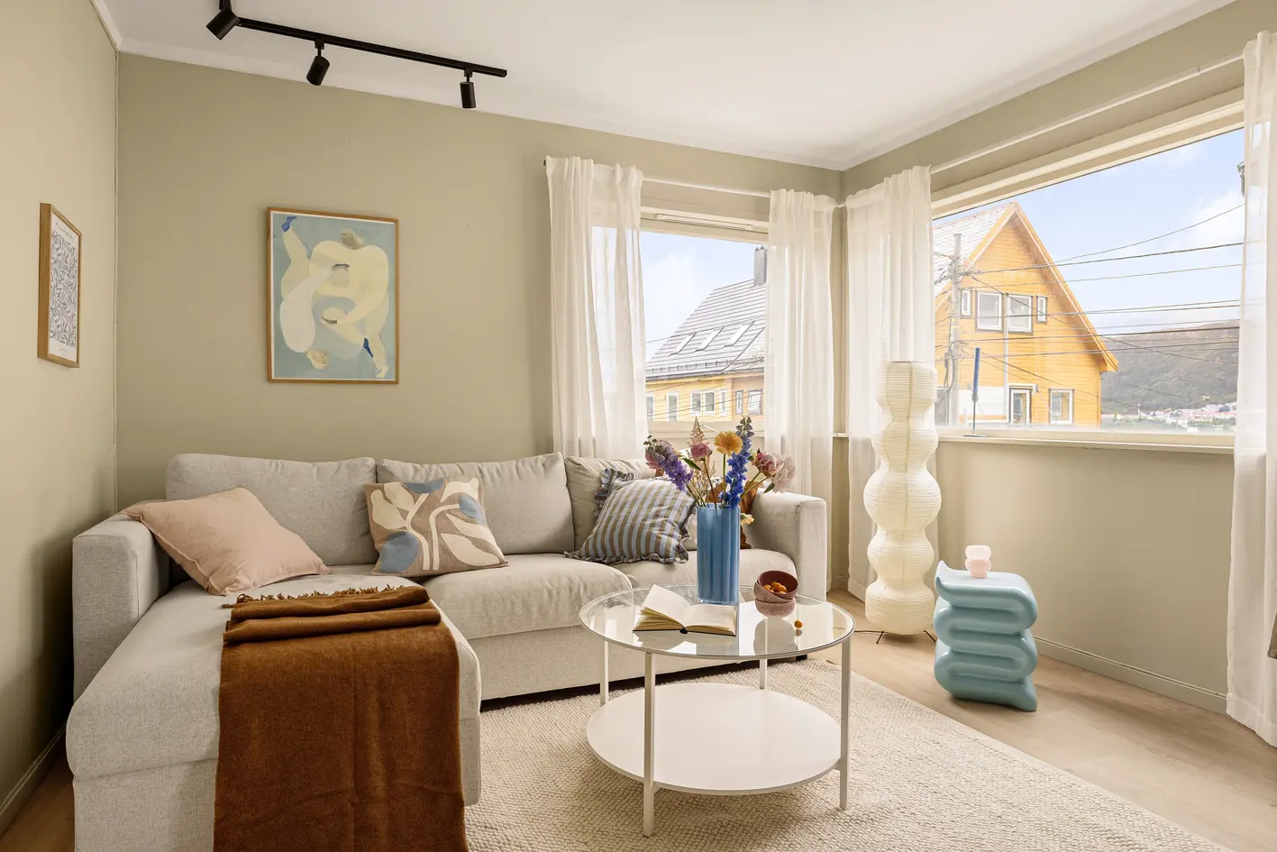 Laksevåg | Superfin 2-roms leilighet med sentral beliggenhet - Stor felles terrasse - Fin utsikt, laksevåg