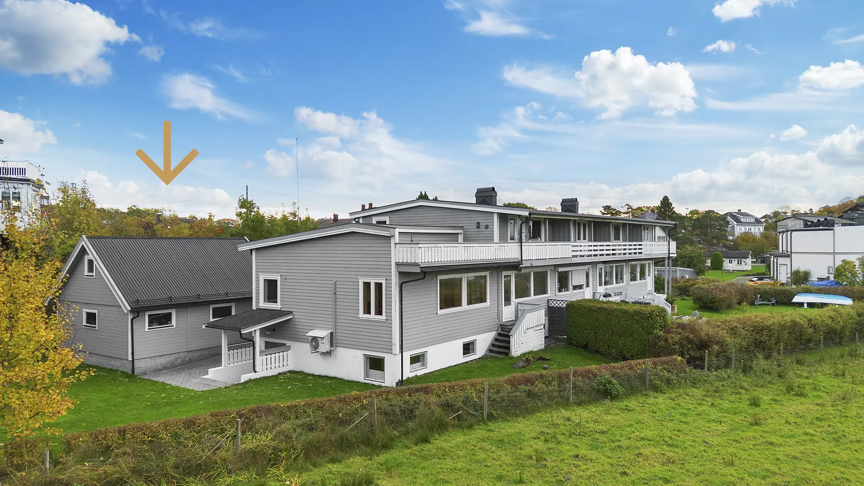 Rekkehus - 2 boenheter - Skattefri utleie totalrenovert hybel fra 2025 ved å bo i hoveddel. Stor dobbeltgarasje! photo 3