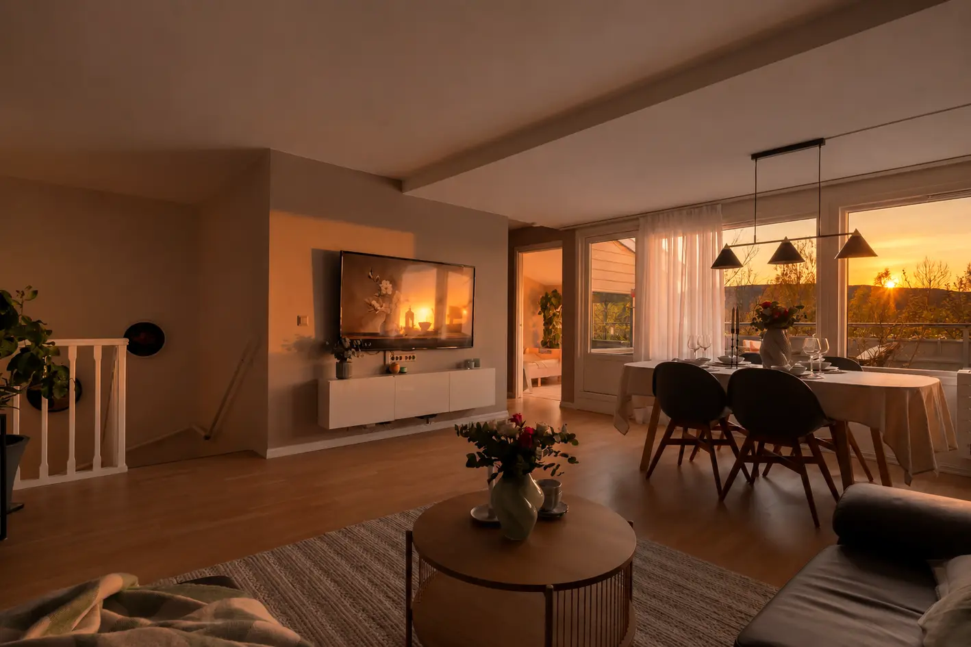 Lys og lekker leilighet over 2 plan på Kolsås | 3 soverom | 2 bad | Solrike uteplasser | Garasje m/lader photo 5