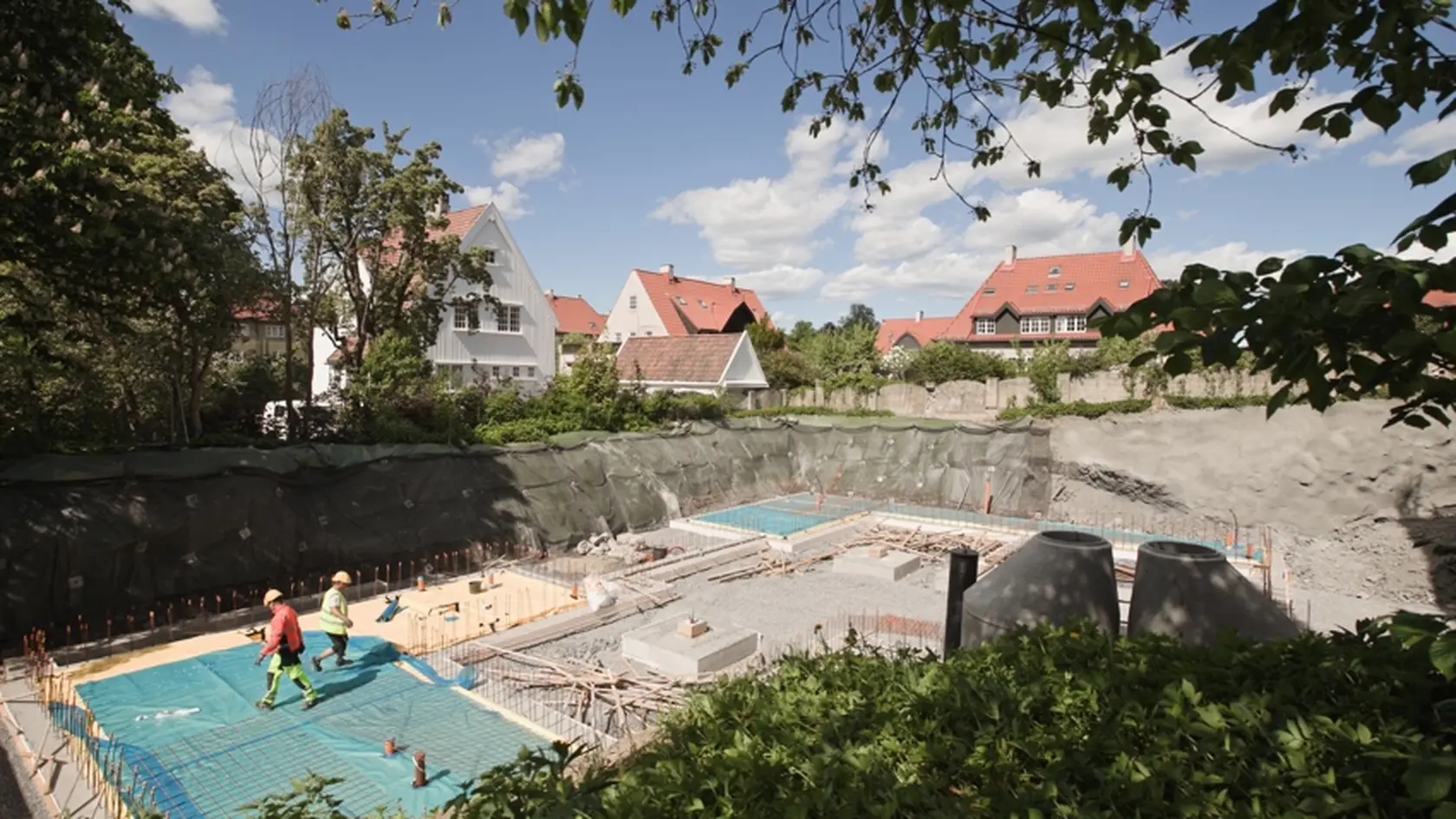 Nydelig enebolig i teglstensbygg, under oppføring - 2 garasjeplasser med direkte adkomst - Hage photo 2